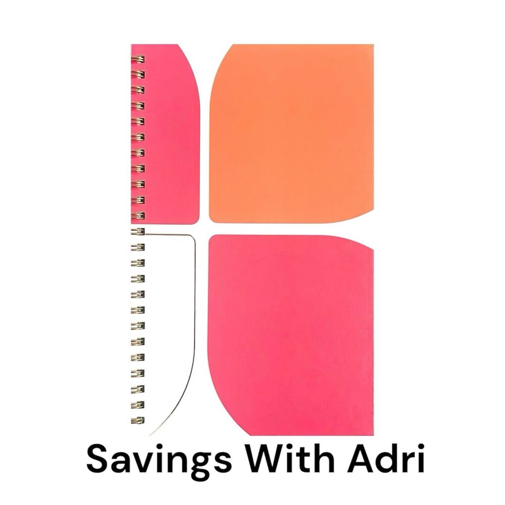 Me to We Pink Small Coil Notebook 8"x5" 100 Sheets
